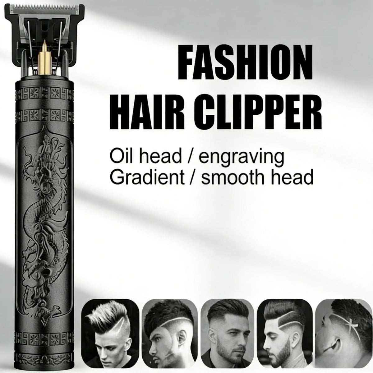 XMSJ Cordless Hair Clipper USB Fast Charging Electric Trimmer