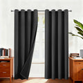 Blackout Thermal Eyelet Curtains – Light Blocking Drapes