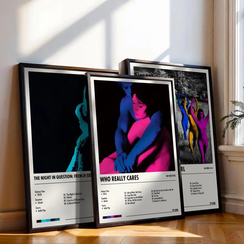 TV Girl Music Album Poster – Wall Art Canvas Print | Home Décor