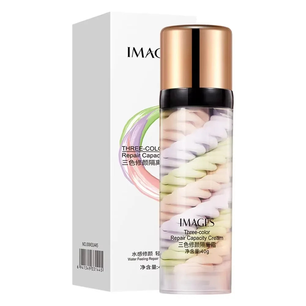 OREADEX Tri-Color Contour Primer Cream – Waterproof Base