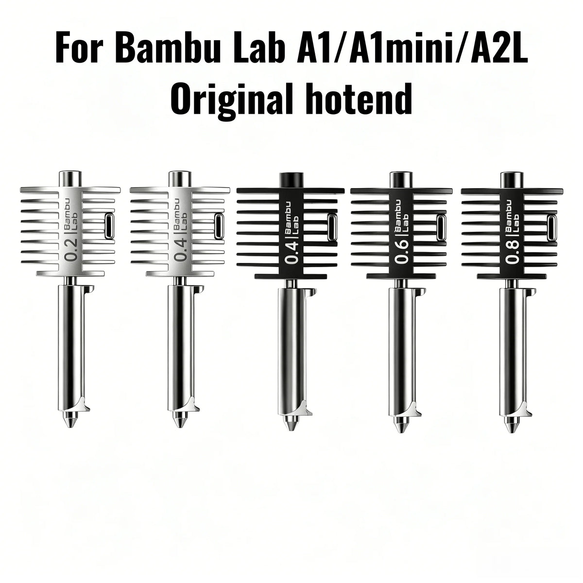 BEGRINT Hotend Kit Hardened Steel Nozzle for Bambu Lab A1 & A1 Mini