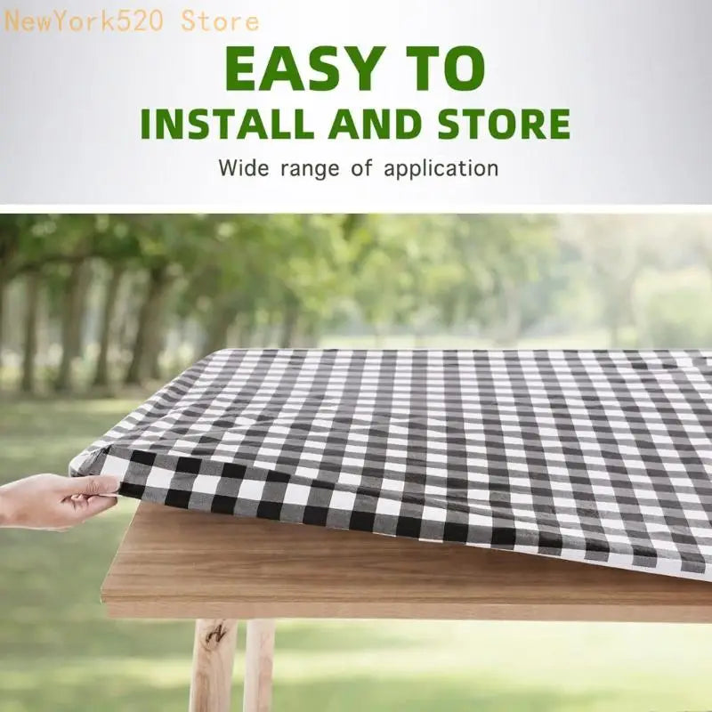 Outdoor Picnic Table & Bench Cover Set – Waterproof Elastic