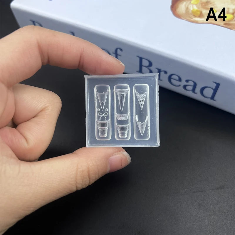 3D Magnolia Silicone Nail Art Mold – DIY Floral Carving Template