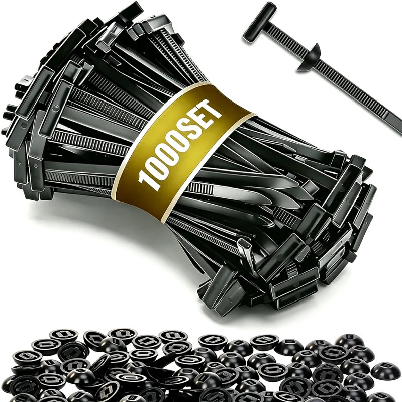 UV Resistant Self-Locking Nylon Cable Ties & Auto Body Clips