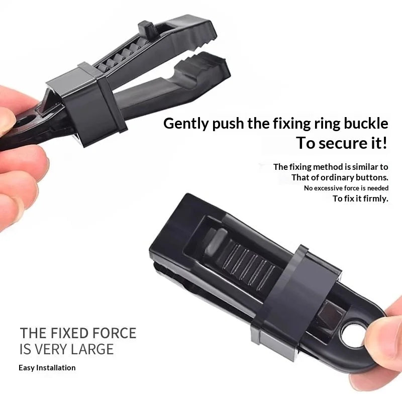 Windproof Tent Tarp Clips – Plastic Camping Clamps