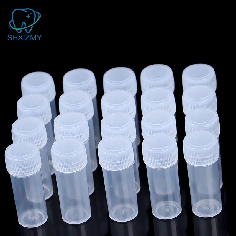 20PCS 5ml Mini Plastic Sample Vials & Small Bottles with Lids