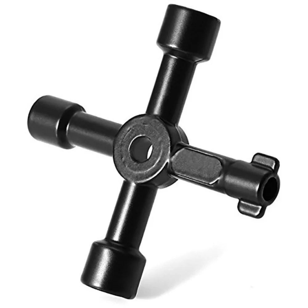 4-in-1 Utility Wrench – Square Triangle Cross Key Tool