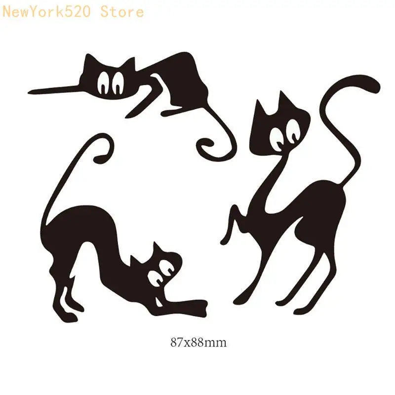 Cats Metal Cutting Dies Stencil – Scrapbooking & Card Making