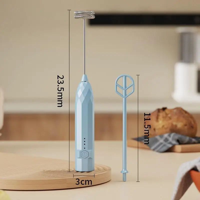 VIBE 2-in-1 Rechargeable Handheld Milk Frother & Mixer