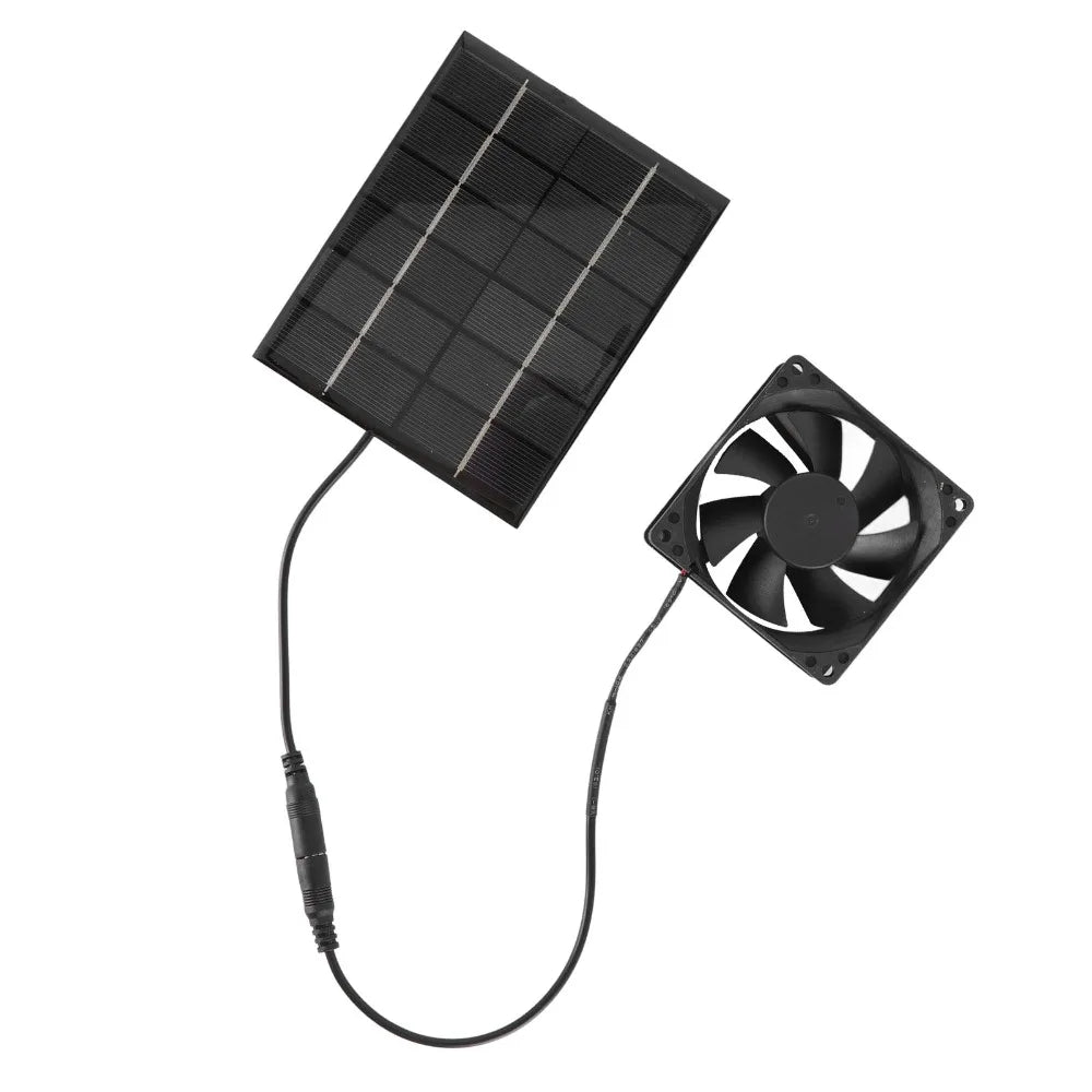 Solar Panel Fan Kit 2W 6V – Mini Ventilation for Chicken Coops