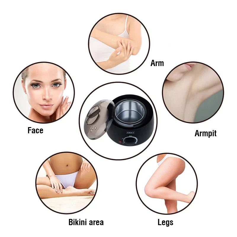 DOLL WAX 200ml Wax Warmer Kit with Waxing Beans | Hair Removal