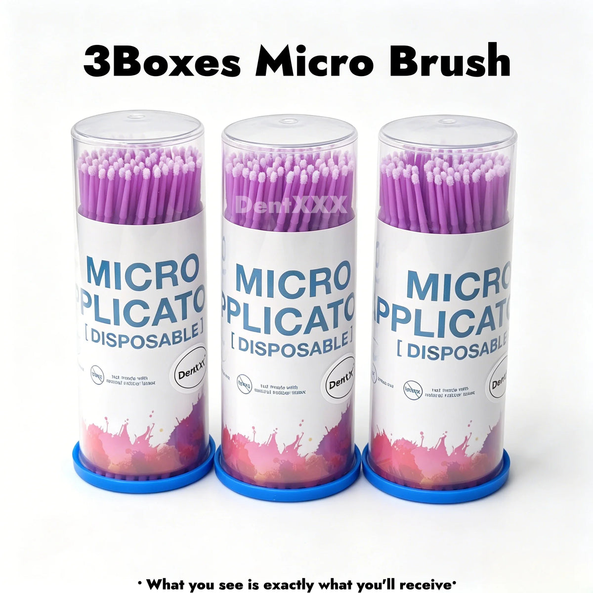 Disposable Micro Applicator Brushes 100pc | Bendable Precision Tips