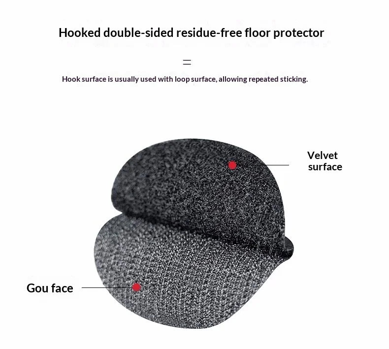 Round Hook & Loop Dot Fasteners – Non-Slip Rug & Sheet Grippers