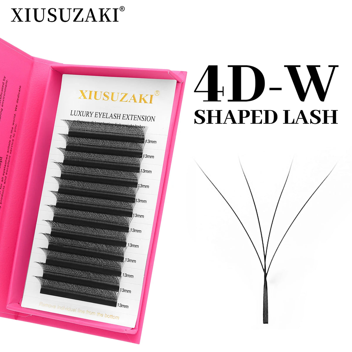 XIUSUZAKI W-Shape Premade Fan Lash Extensions 2D–8D YY