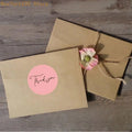 500Pcs Thank You Stickers Roll – Gift Seal Labels for Baking