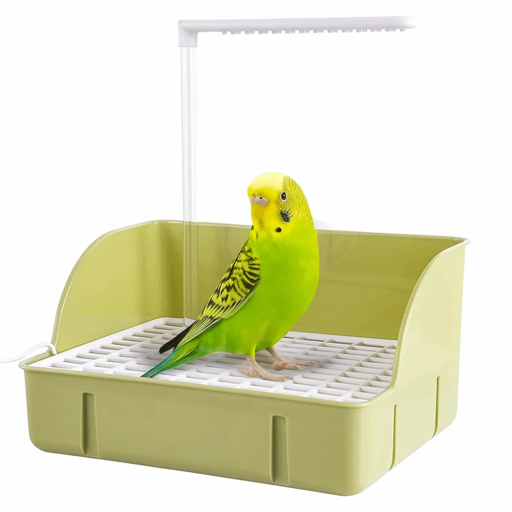 Parrot Shower Basin with Auto Water Circulation & USB Power