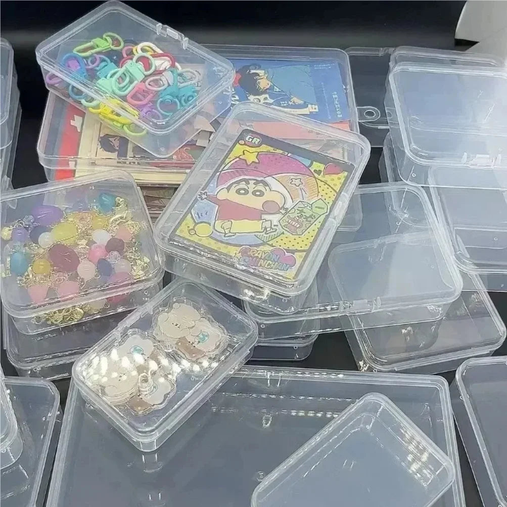 Mini Transparent Plastic Storage Box – Jewelry, Beads & Small Items