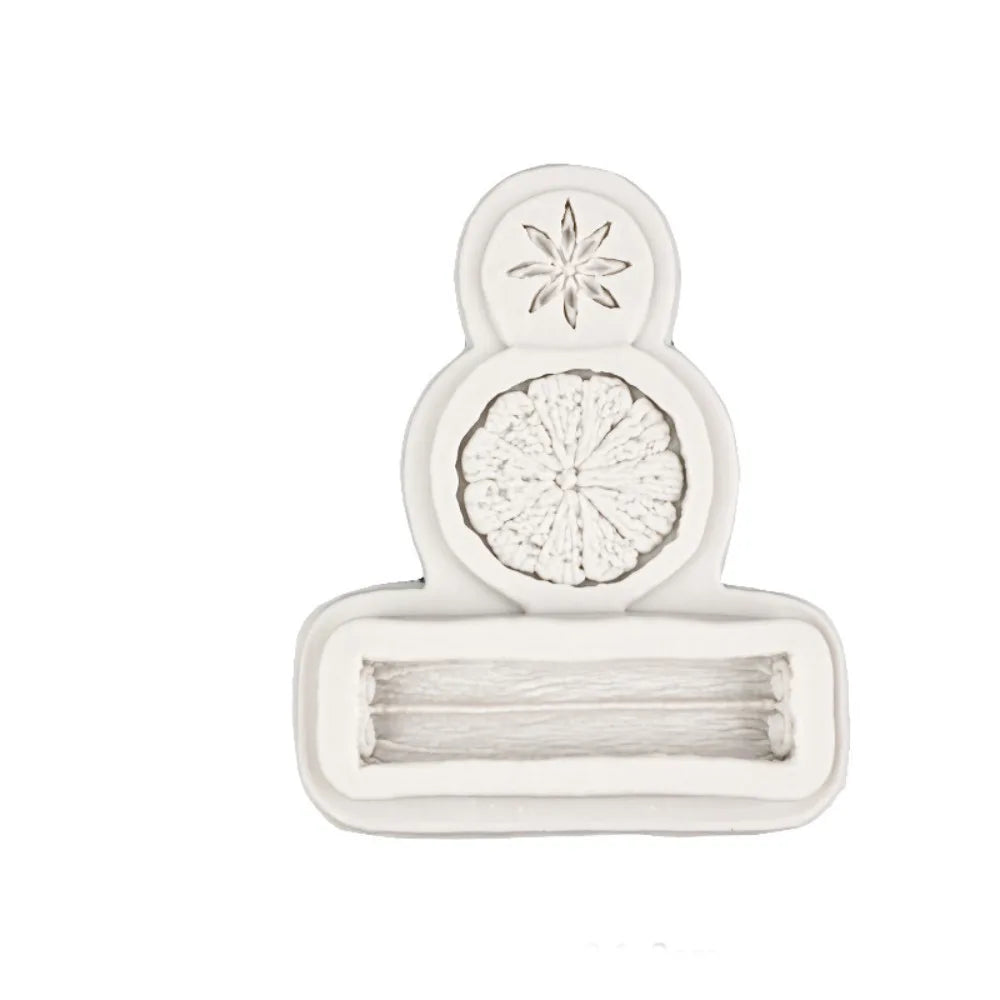 3D Silicone Baking Mold – Lemon Star Anise Spice Designs