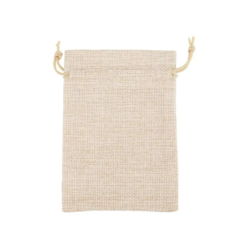 160-Pack Burlap Drawstring Gift Bags 13x10cm – Jewelry Pouches