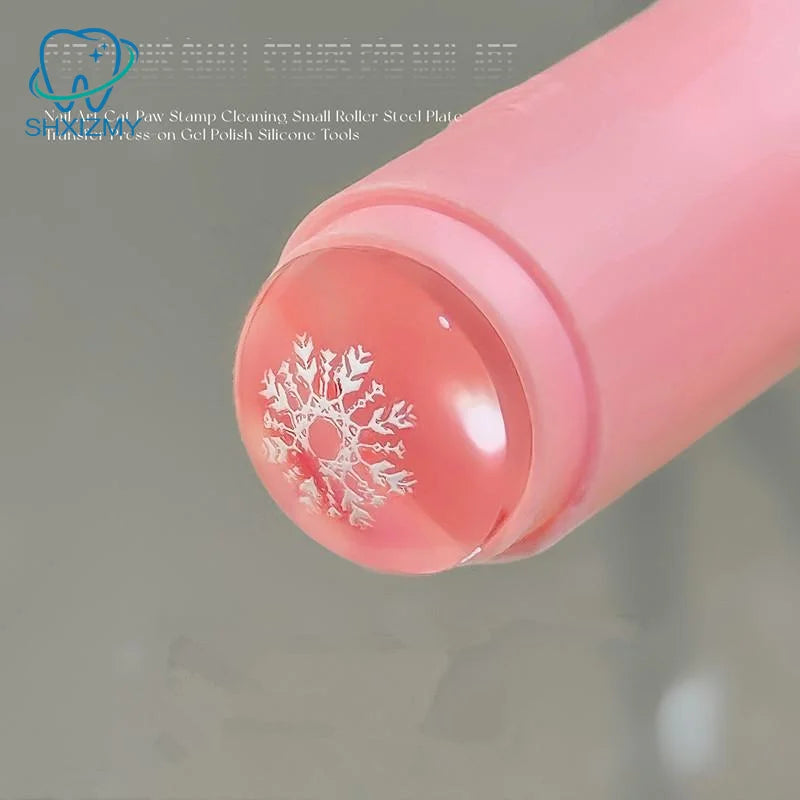 Paw Print Nail Art Stamper & Lint Roller Combo Kit