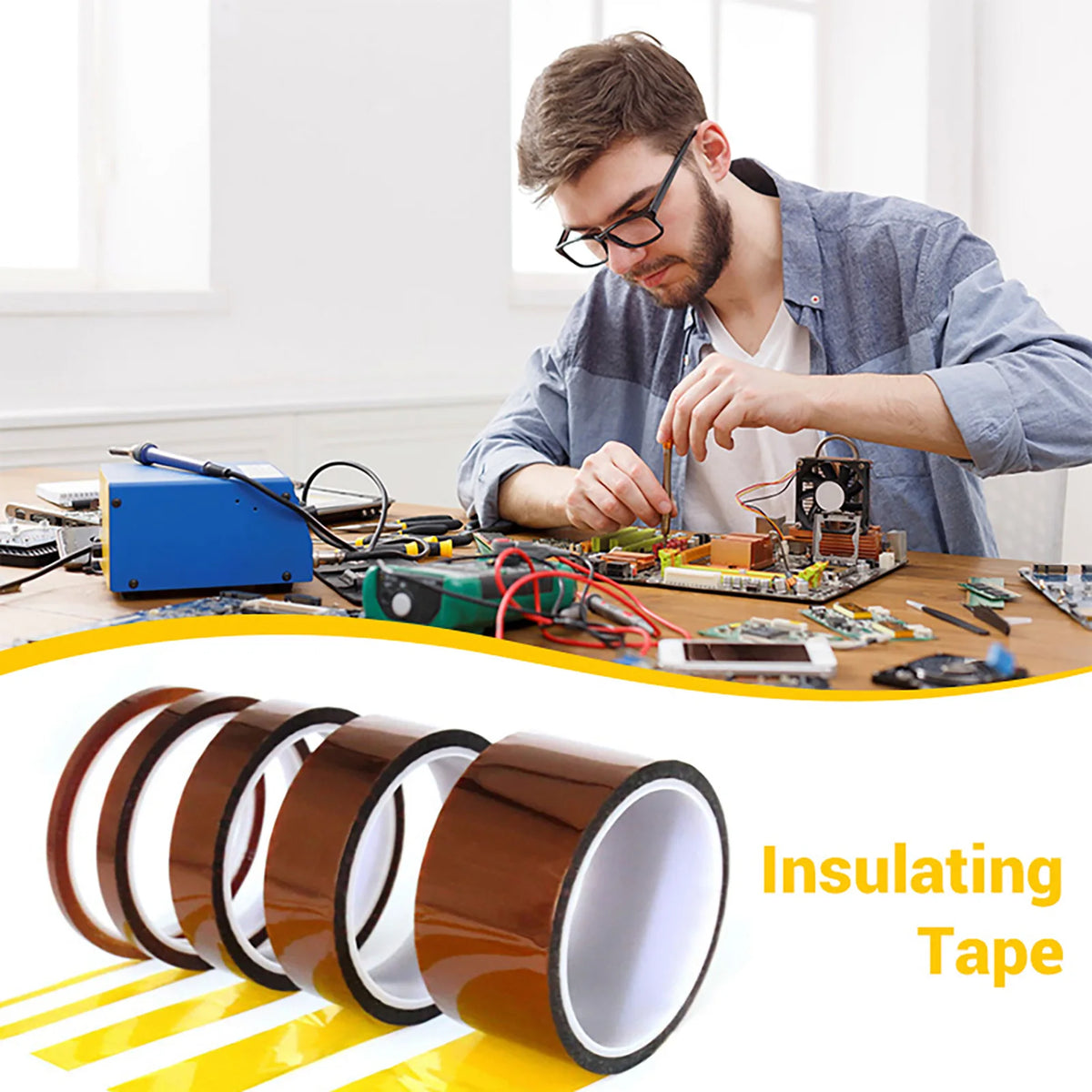 Heat Resistant Sublimation Tape – No Residue | 10–50mm
