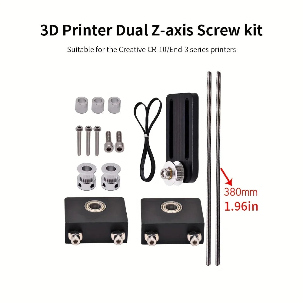 Ender-3 Double Z-Axis Lead Screw Upgrade Kit 380mm | DIY