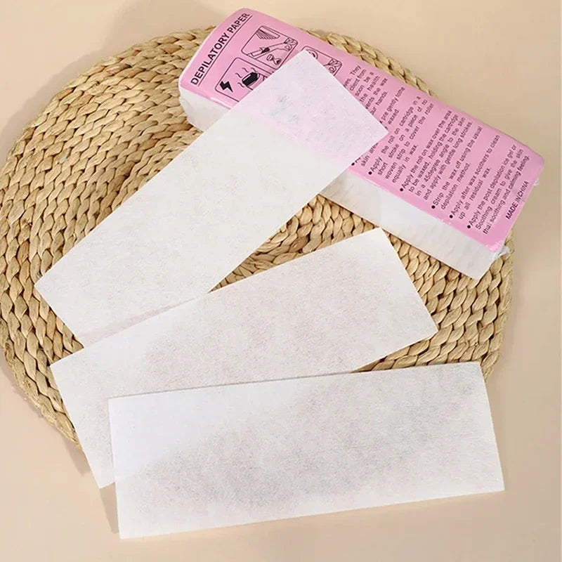 Non-Woven Waxing Strips for Hair Removal – 20/50/100 PCS