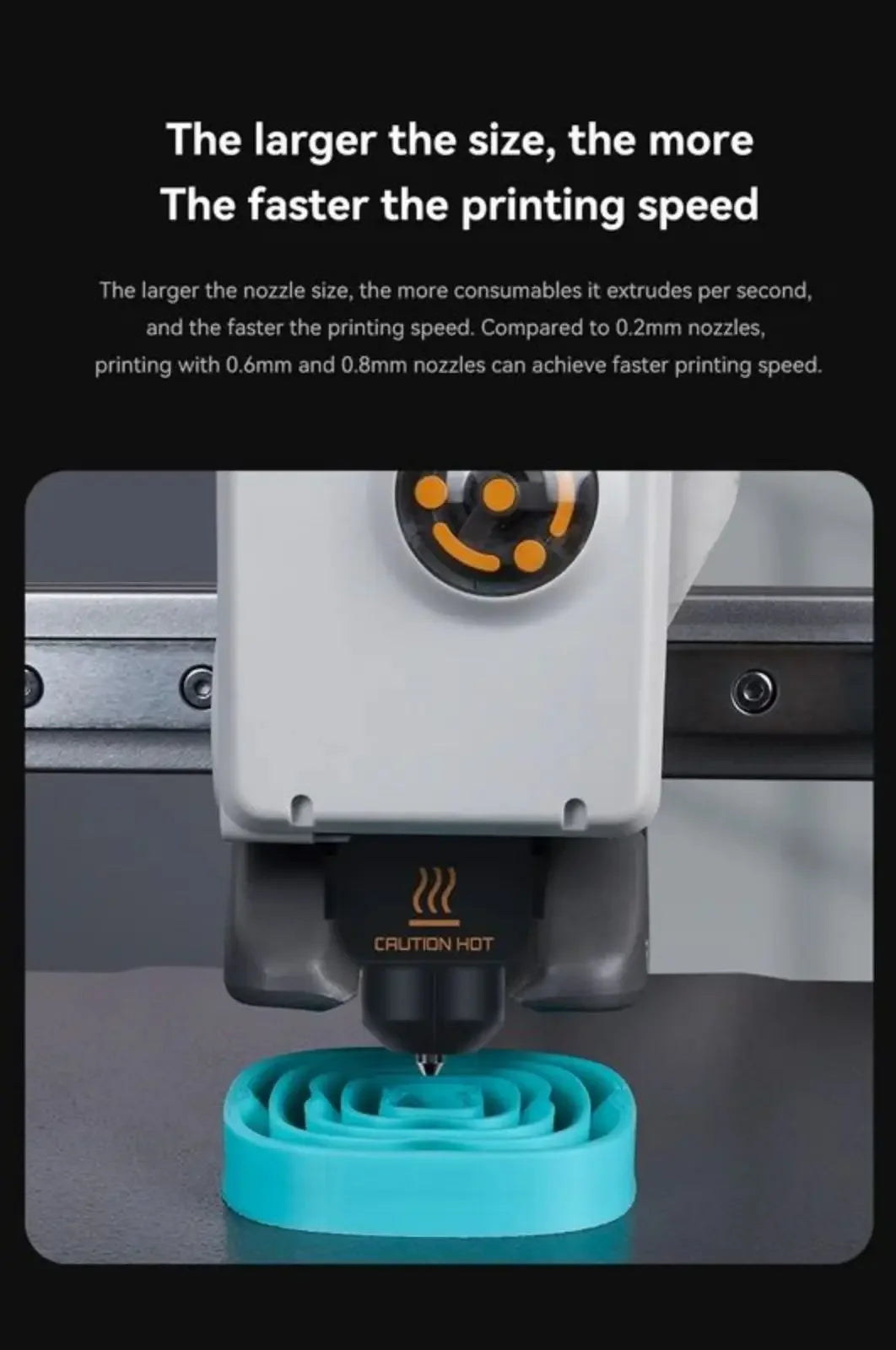 BEGRINT Hotend Kit for Bambu Lab A1/A1 Mini – 4 Nozzle Sizes
