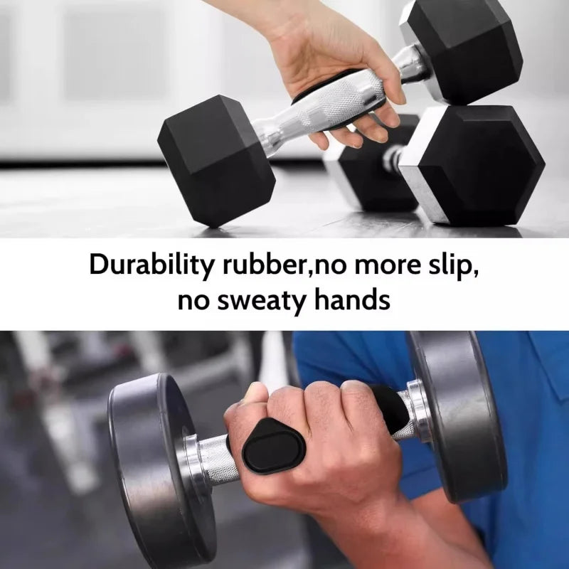 Silicone Anti-Slip Palm Pads for Weight Lifting & Gym
