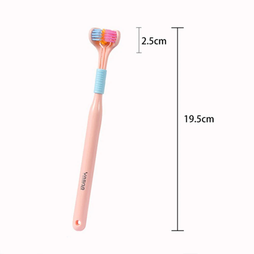 Triple-Angle Toothbrush Soft Bristles 360° Clean | VIBE