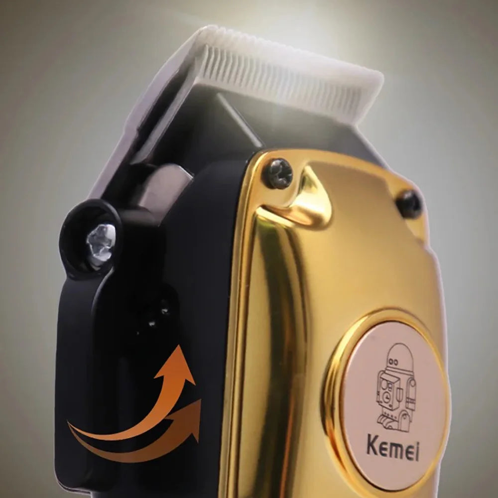 Kemei KM-510 Cordless Hair Clipper LCD USB Rechargeable