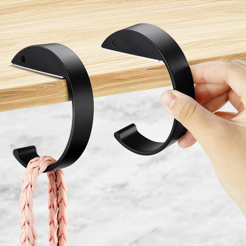 C-Shape Desk Hook – Punch-Free Bag & Headset Hanger