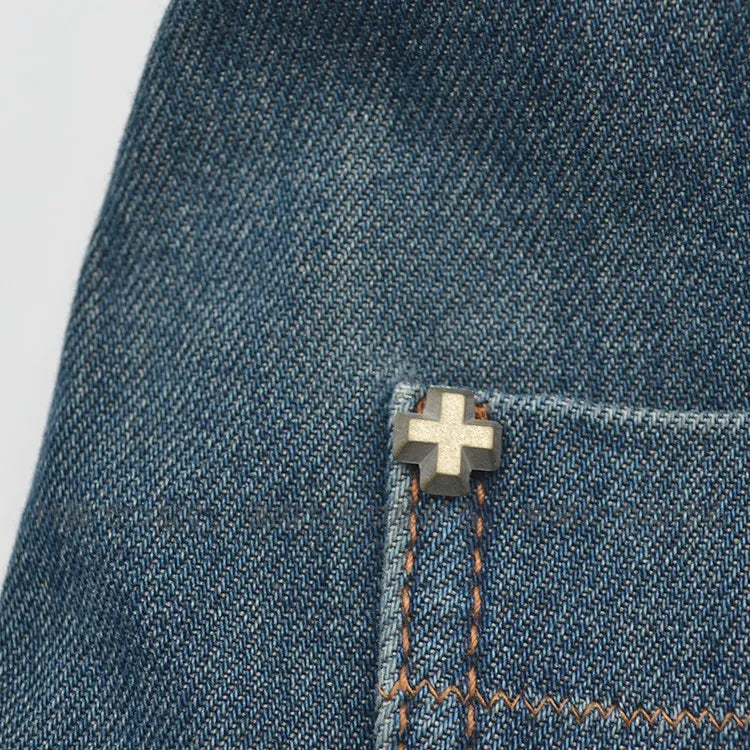 Cross Stud Rivets Nickel-Free Jeans Pocket Reinforcement Set