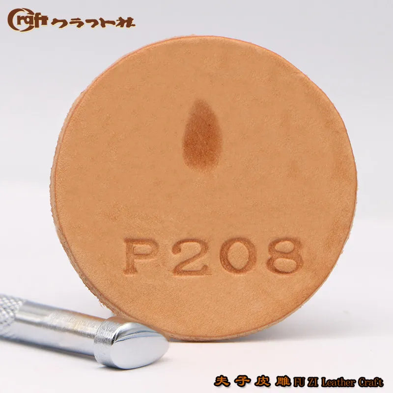 VIBE Japan Craft Leather Engraving Stamp Tools – Water Droplet Set