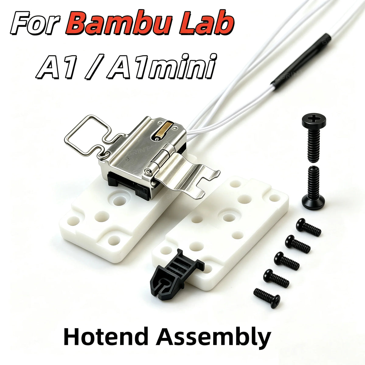 Bambu Lab A1 / A1 Mini Upgraded Hotend Assembly – Ceramic Base Pad