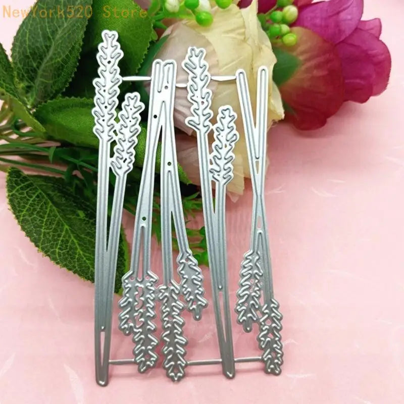 Lavender Bouquet Metal Cutting Die – Carbon Steel Paper Craft