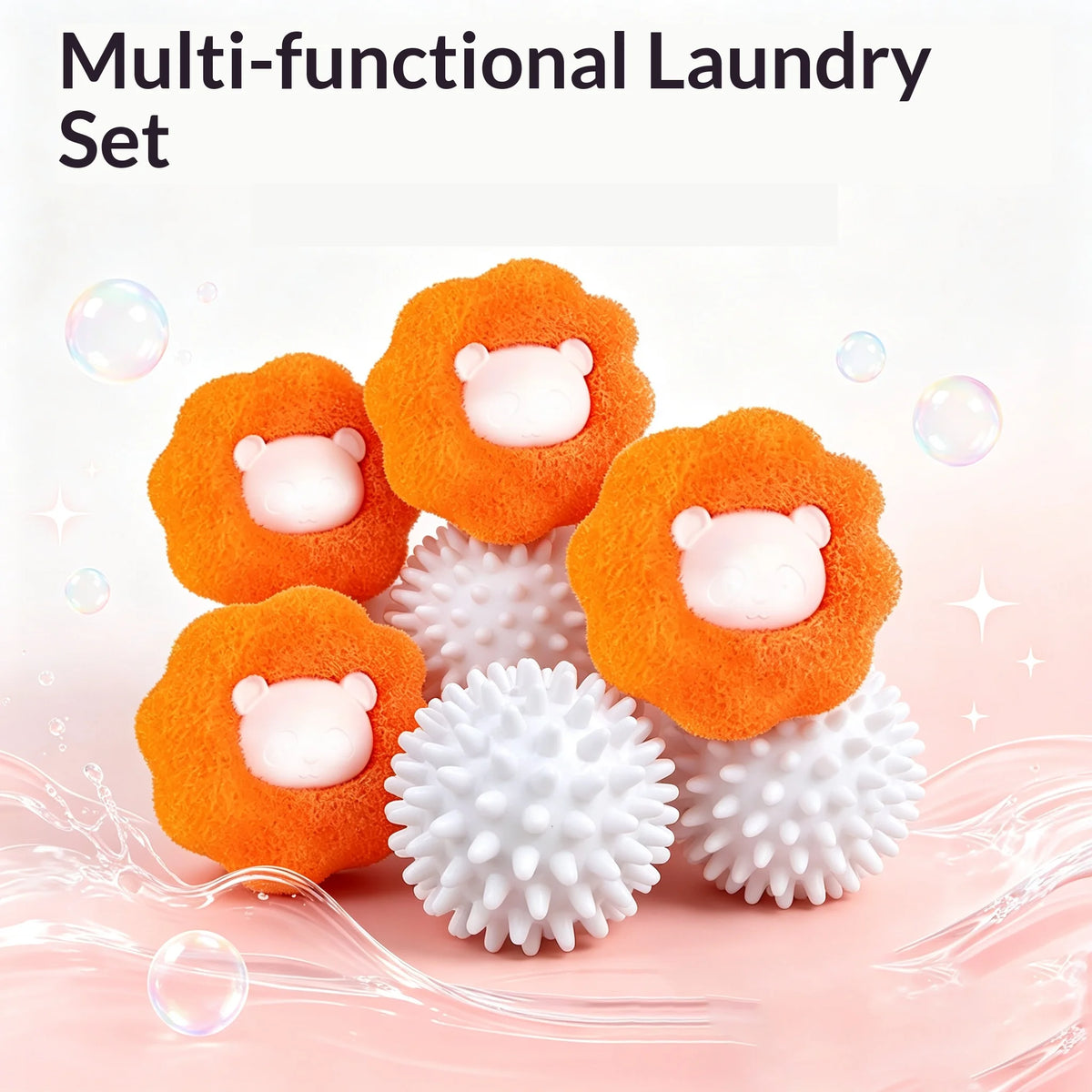 Reusable Pet Hair Remover Laundry Balls Set – 5 Pcs