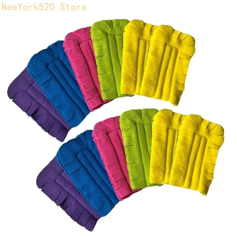 Microfiber Duster Refill Pads 12-Pack – Washable Fleece