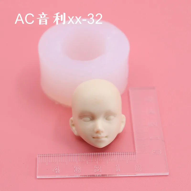 Silicone Clay Face Mold – Fondant & Pottery Sculpting Tool