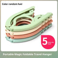 Portable Folding Travel Hangers – Windproof Non-Slip PP Plastic