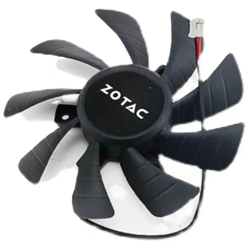 85mm T129215SH 2-Pin GPU Fan – Zotac GTX 1050 1650 Replacement