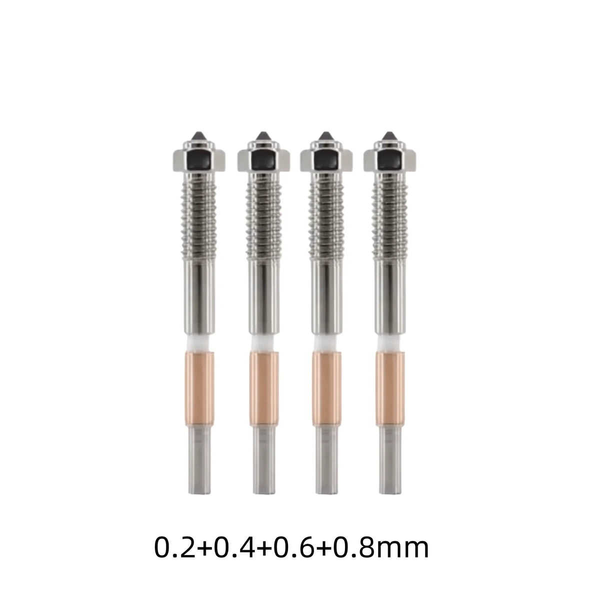 QIDI Q2 Hotend Bimetallic Replacement Nozzle 0.2–0.8mm