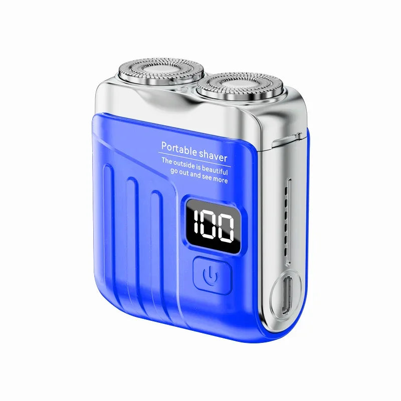 XMSJ Dual Blade Waterproof Electric Shaver USB Rechargeable
