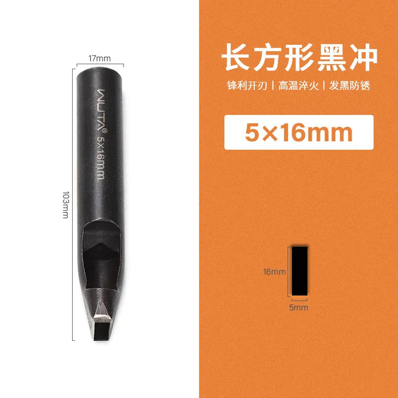 WUTA Rectangular Leather Belt Punch – DIY Manual Strap Tool