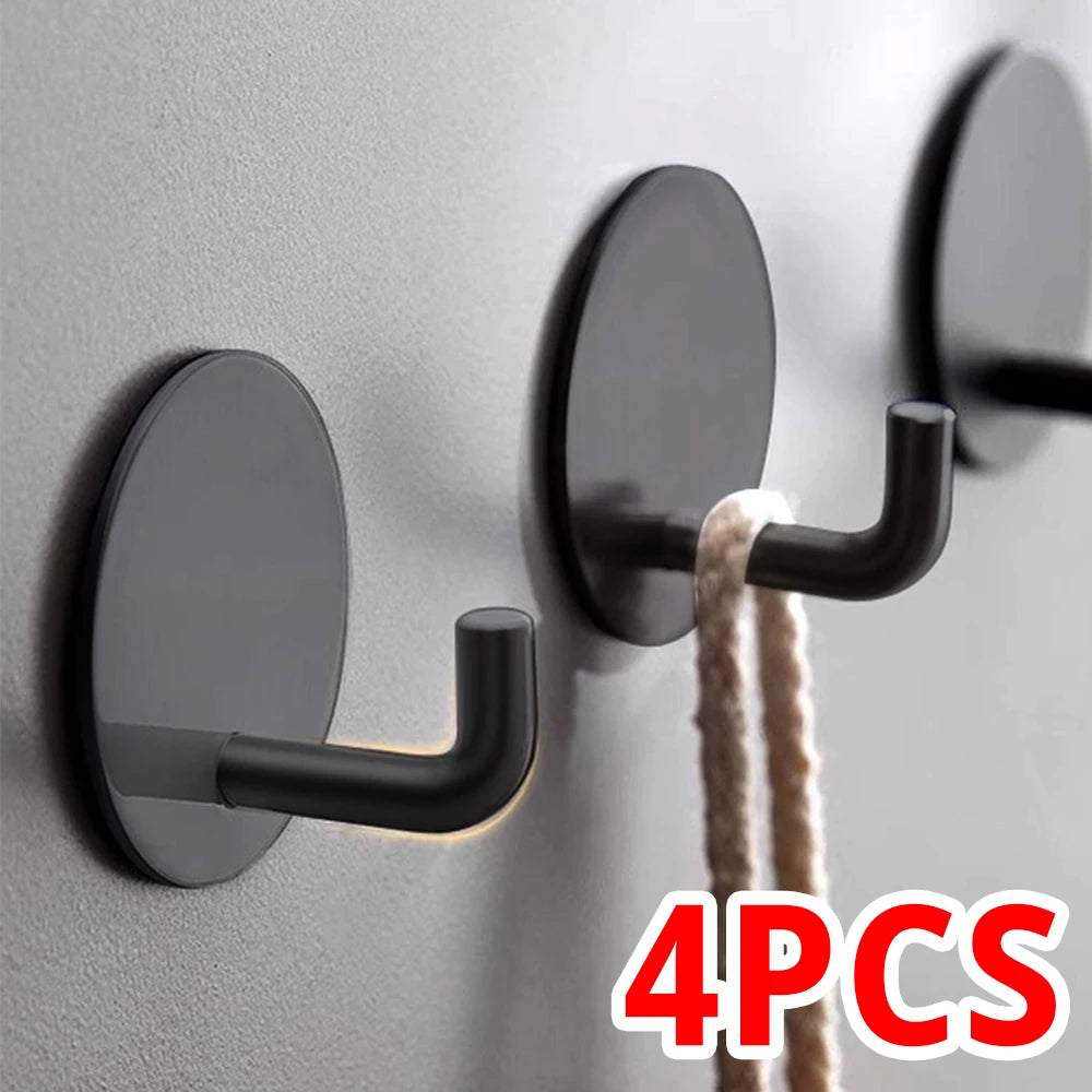 Circle Self-Adhesive Stainless Steel Wall Hook | No-Drill