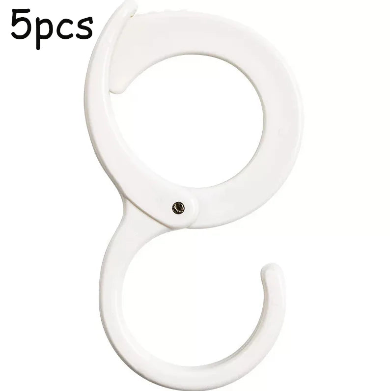 Windproof S-Hooks with Safety Buckle – Multi-Purpose Hangers