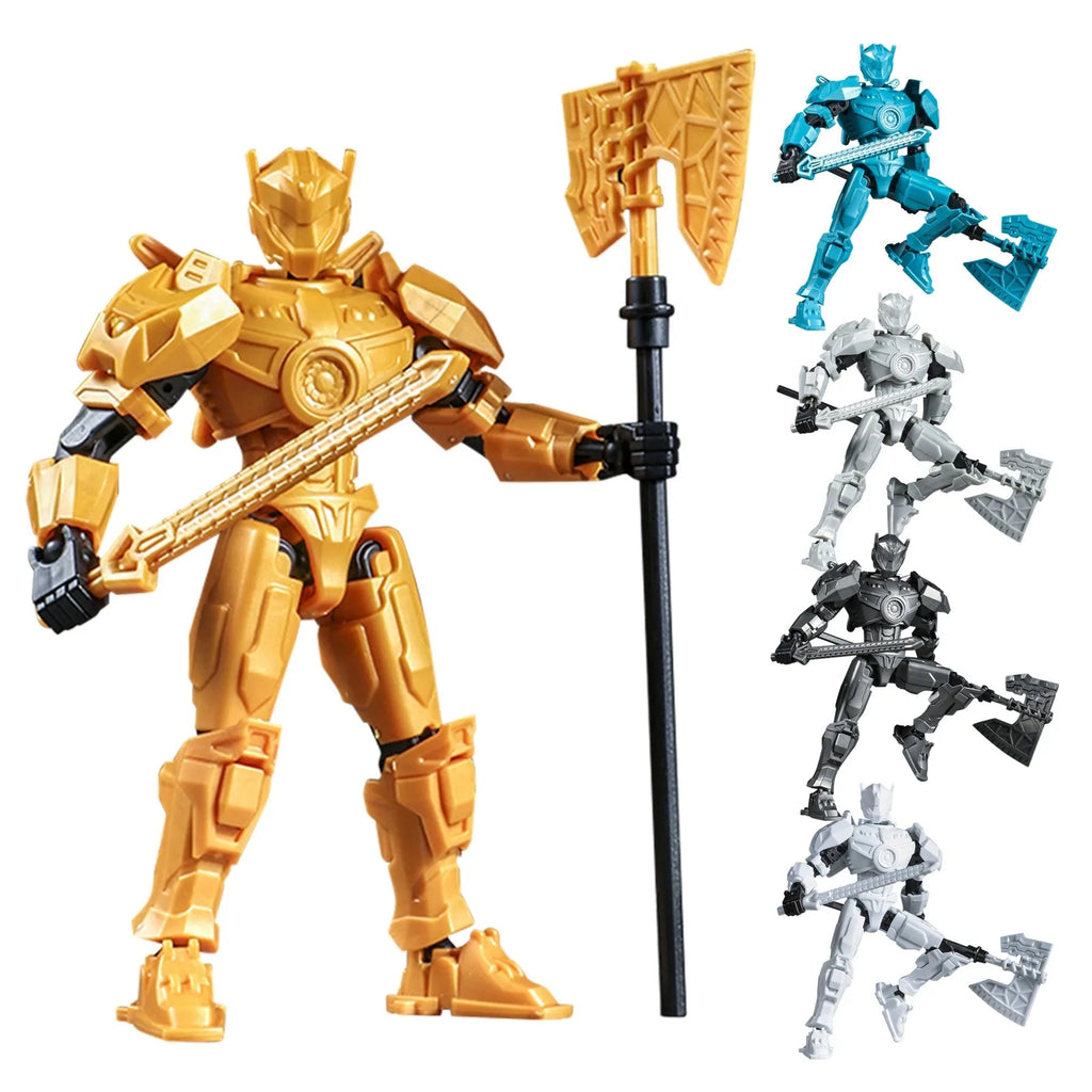 T13 Mechwarrior 3D Printed Multi-Jointed Robot Action Figure