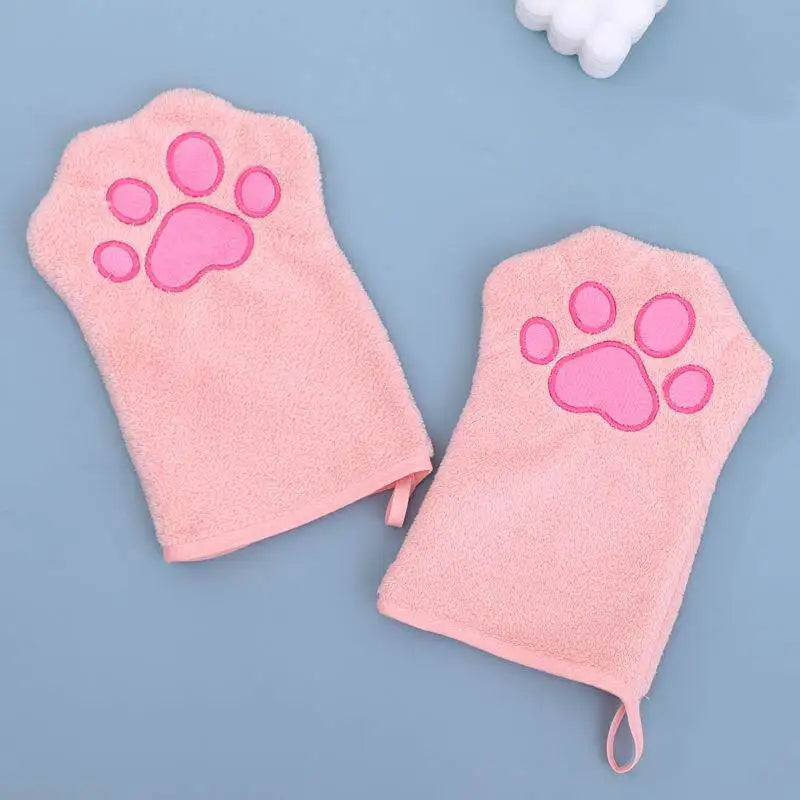 Microfiber Pet Bath Glove Towel – Quick-Drying Dog & Cat Mitt