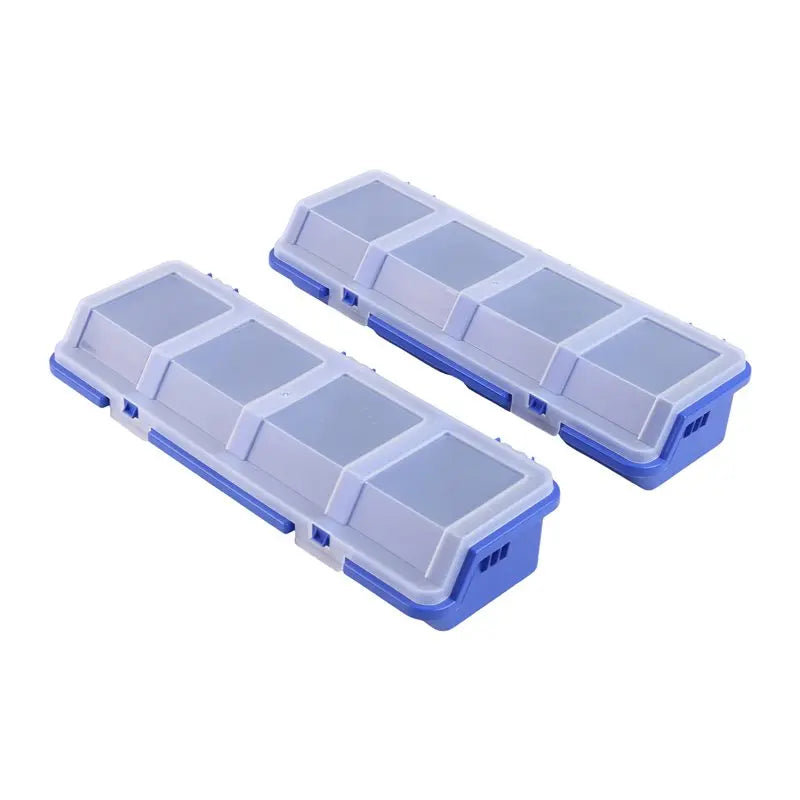 Mini Screw Parts Storage Box 2-Pack – Multi-Compartment Organizer