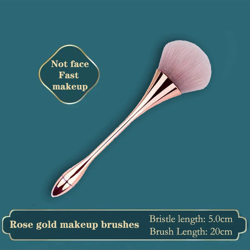 HNKMP Nail Art & Makeup Powder Brush – Soft Synthetic